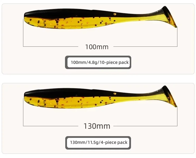 CHEERY T Soft Swimbait Lure Freshwater Fishing Bait for Bass ABS Pencil Lure - view 1