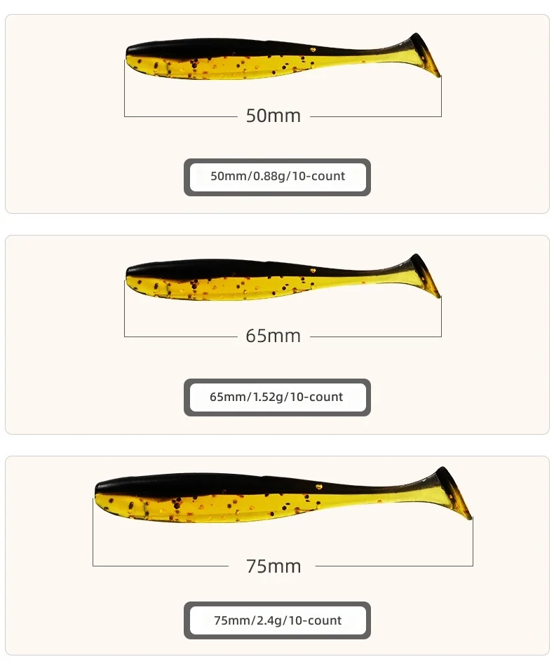 CHEERY T Soft Swimbait Lure Freshwater Fishing Bait for Bass ABS Pencil Lure - view 8