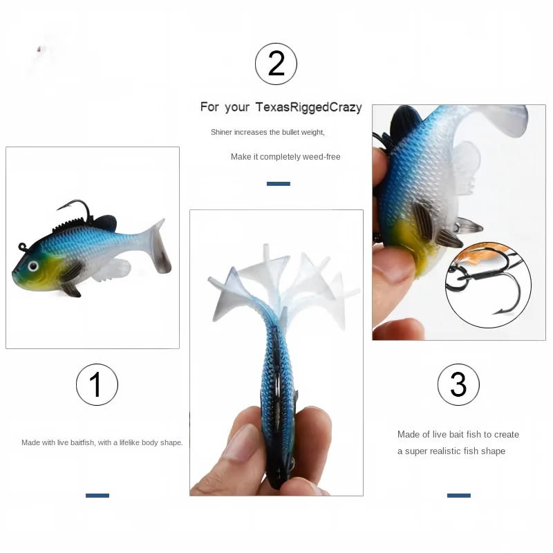 Cheery Soft Swimbait 21.6 g Artificial Fishing Bait Saltwater ABS Pencil Lure - view 2