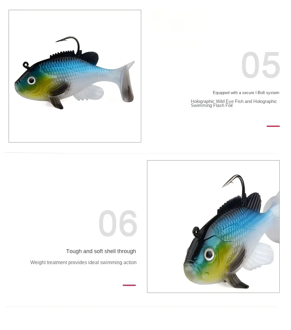Cheery Soft Swimbait 21.6 g Artificial Fishing Bait Saltwater ABS Pencil Lure - view 10
