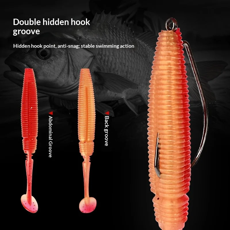 CHEERY Paddle Tail Soft Worm Fishing Bait Method Lure for Bass ABS Pencil Lure - view 4