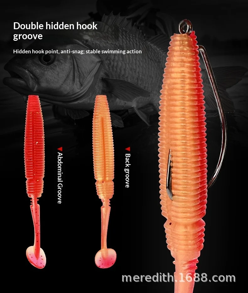 CHEERY Paddle Tail Soft Worm Fishing Bait Method Lure for Bass ABS Pencil Lure - view 10