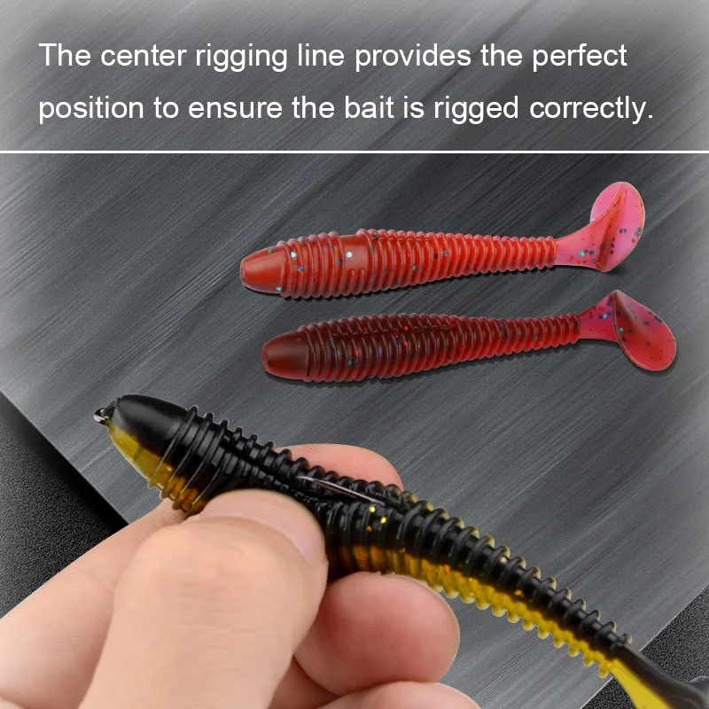 CHEERY Paddle Tail Soft Swimbait Plastic Lure Freshwater ABS Pencil Lure - view 7