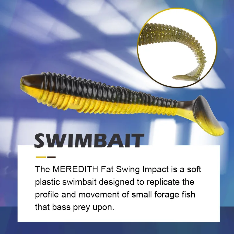 CHEERY Paddle Tail Soft Swimbait Plastic Lure Freshwater ABS Pencil Lure - view 8