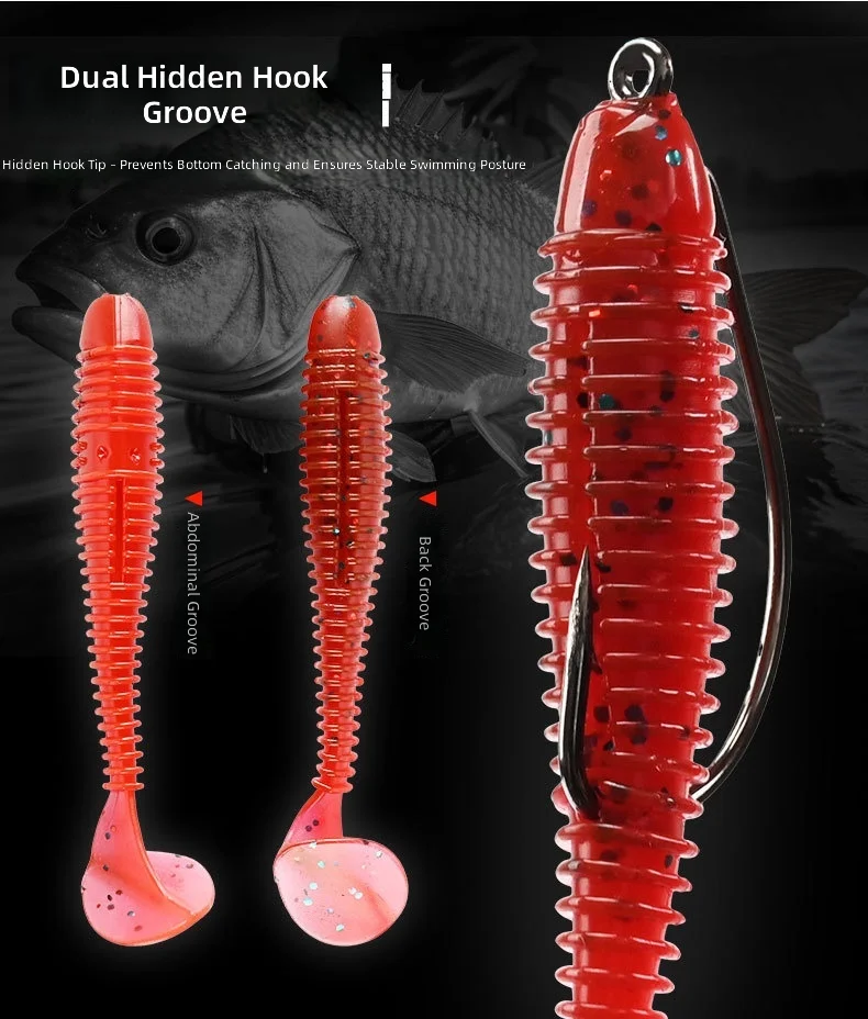 CHEERY Paddle Tail Soft Swimbait Plastic Lure Freshwater ABS Pencil Lure - view 9