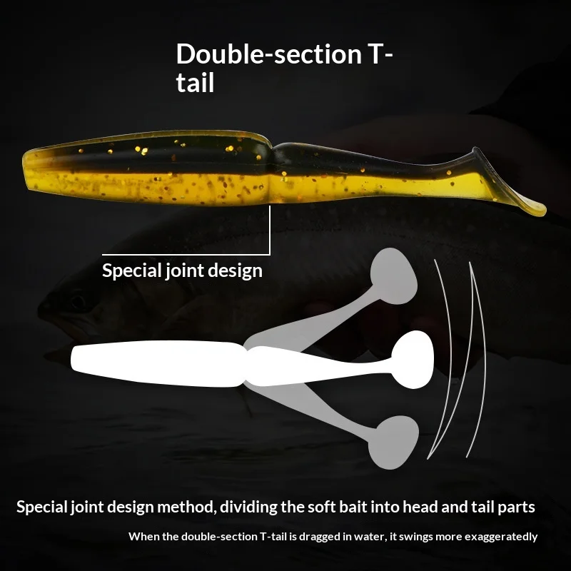 CHEERY T Soft Swimbait 7/9/11/13 cm Bass Plastic Lure ABS Pencil Lure - detail 2
