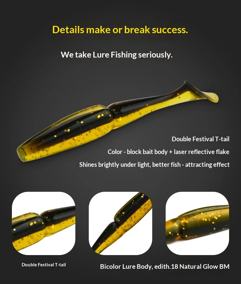 CHEERY T Soft Swimbait 7/9/11/13 cm Bass Plastic Lure ABS Pencil Lure - detail 9