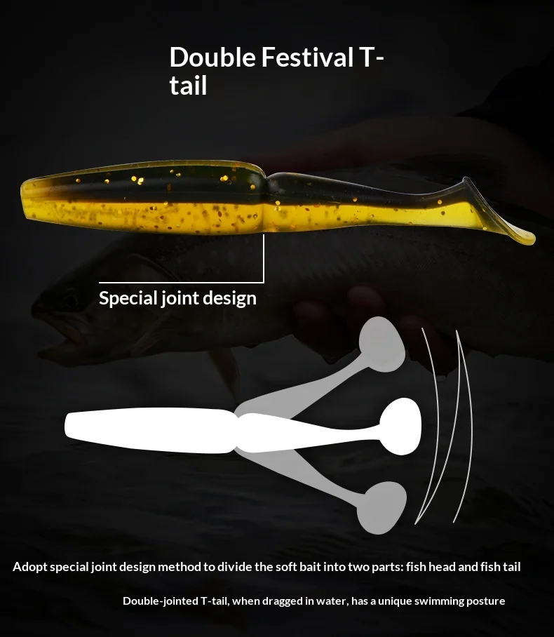 CHEERY T Soft Swimbait 7/9/11/13 cm Bass Plastic Lure ABS Pencil Lure - detail 11
