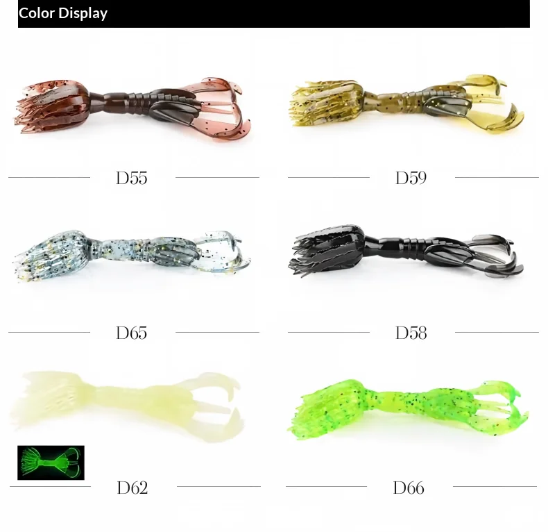 CHEERY 16 Shrimp Soft Swimbait Artificial Fishing Bait, for ABS Pencil Lure - view 1