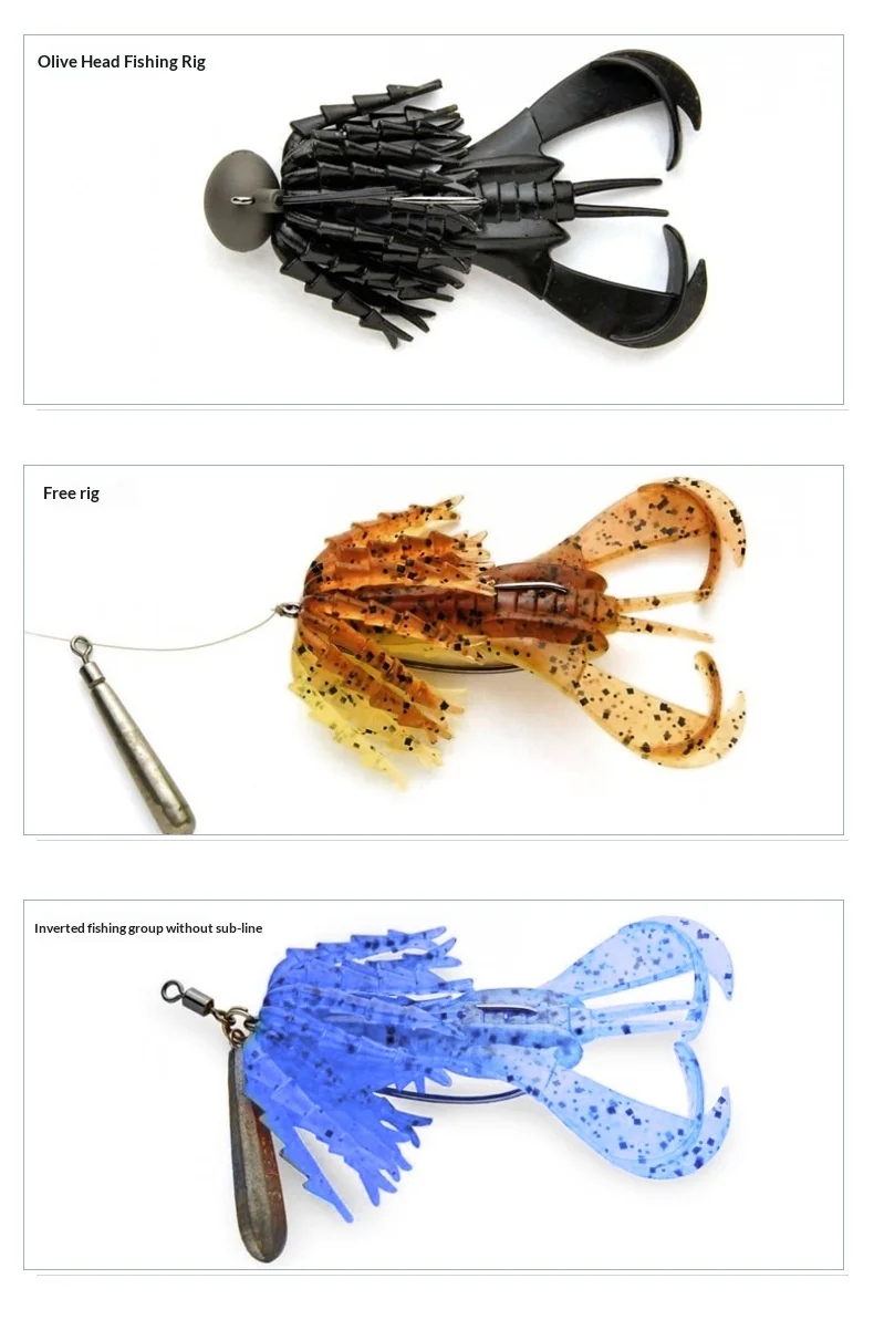 CHEERY 16 Shrimp Soft Swimbait Artificial Fishing Bait, for ABS Pencil Lure - view 9