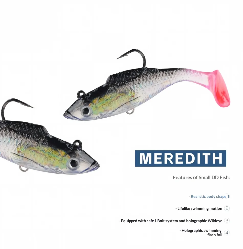 CHEERY 7/10CM T Fishing Bait Soft Swimbait Hooks Plastic Lure, ABS Pencil Lure - view 2