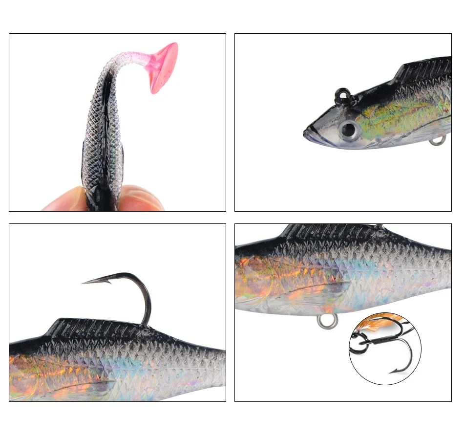 CHEERY 7/10CM T Fishing Bait Soft Swimbait Hooks Plastic Lure, ABS Pencil Lure - view 3
