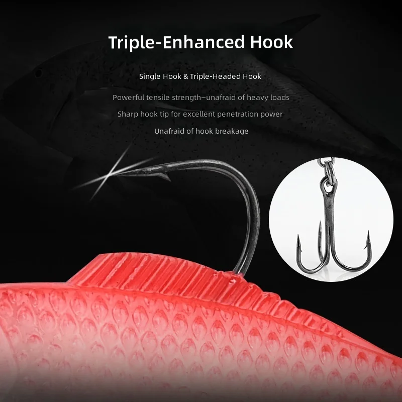 CHEERY T Tail Lead Jig Soft Swimbait 10CM 12CM Plastic Lure for ABS Pencil Lure - view 4