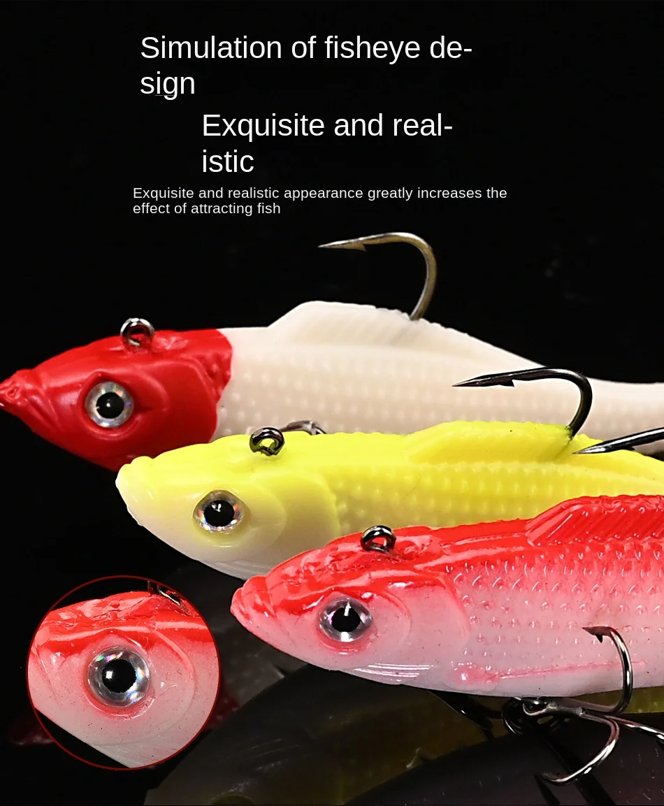 CHEERY T Tail Lead Jig Soft Swimbait 10CM 12CM Plastic Lure for ABS Pencil Lure - view 7