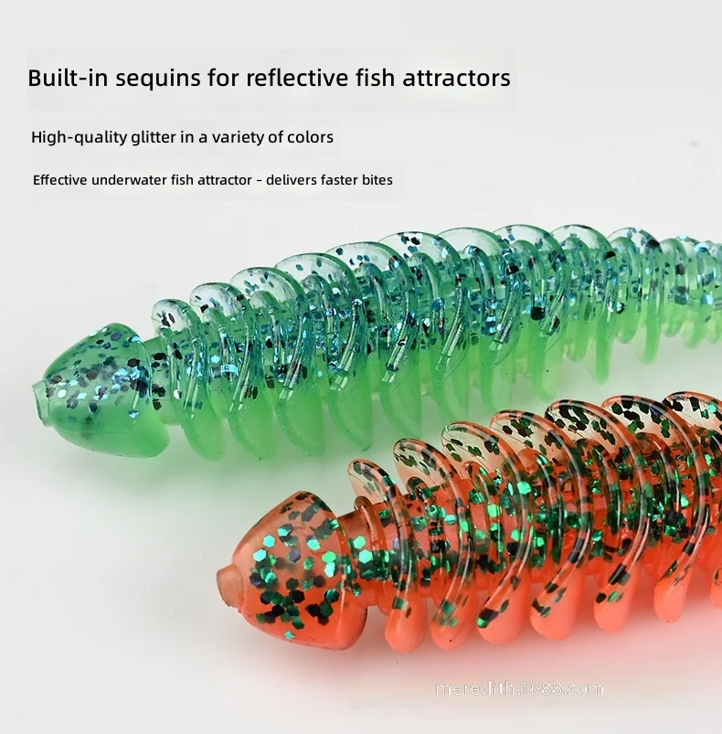 CHEERY 6.5CM/8CM Paddle Tail Soft Lure Worm, for Bass 、 、 、 Pond ABS Pencil Lure - view 16