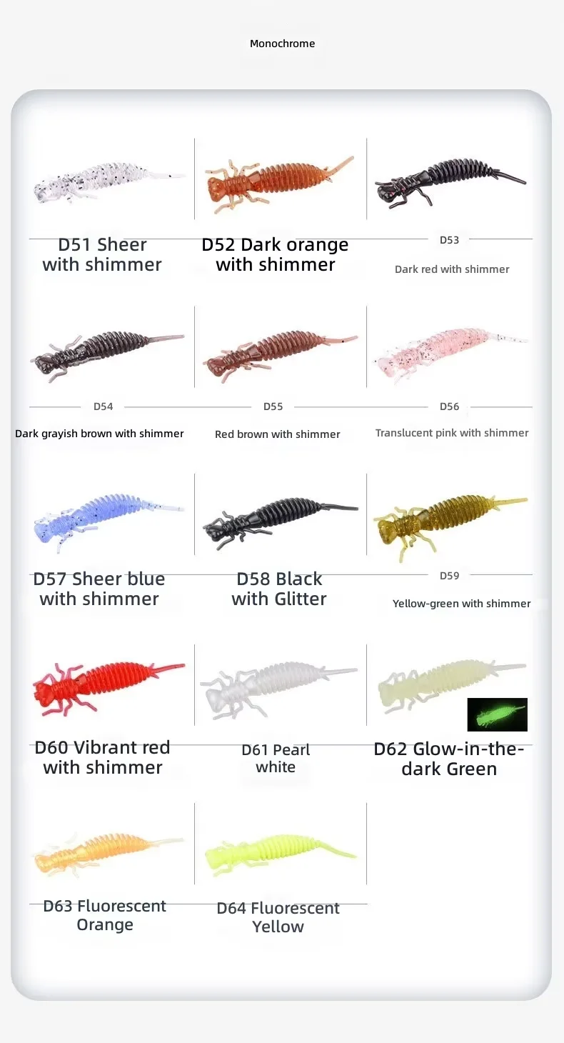 CHEERY Soft Lure Fishing Bait 5CM 6CM 8.5CM for ABS Pencil Lure - view 2