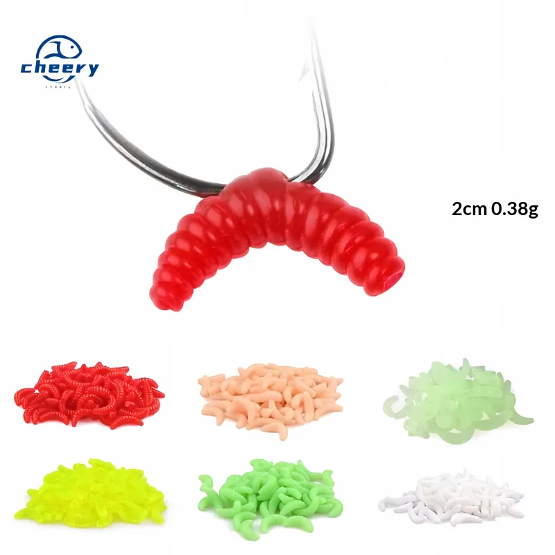 CHEERY Soft Worm Lure Fishing Bait Artificial