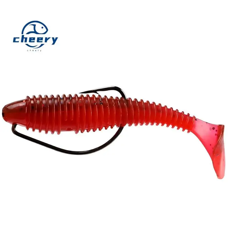 CHEERY High Catch Paddle Tail Soft Lure for Fishing Method 、 Bass