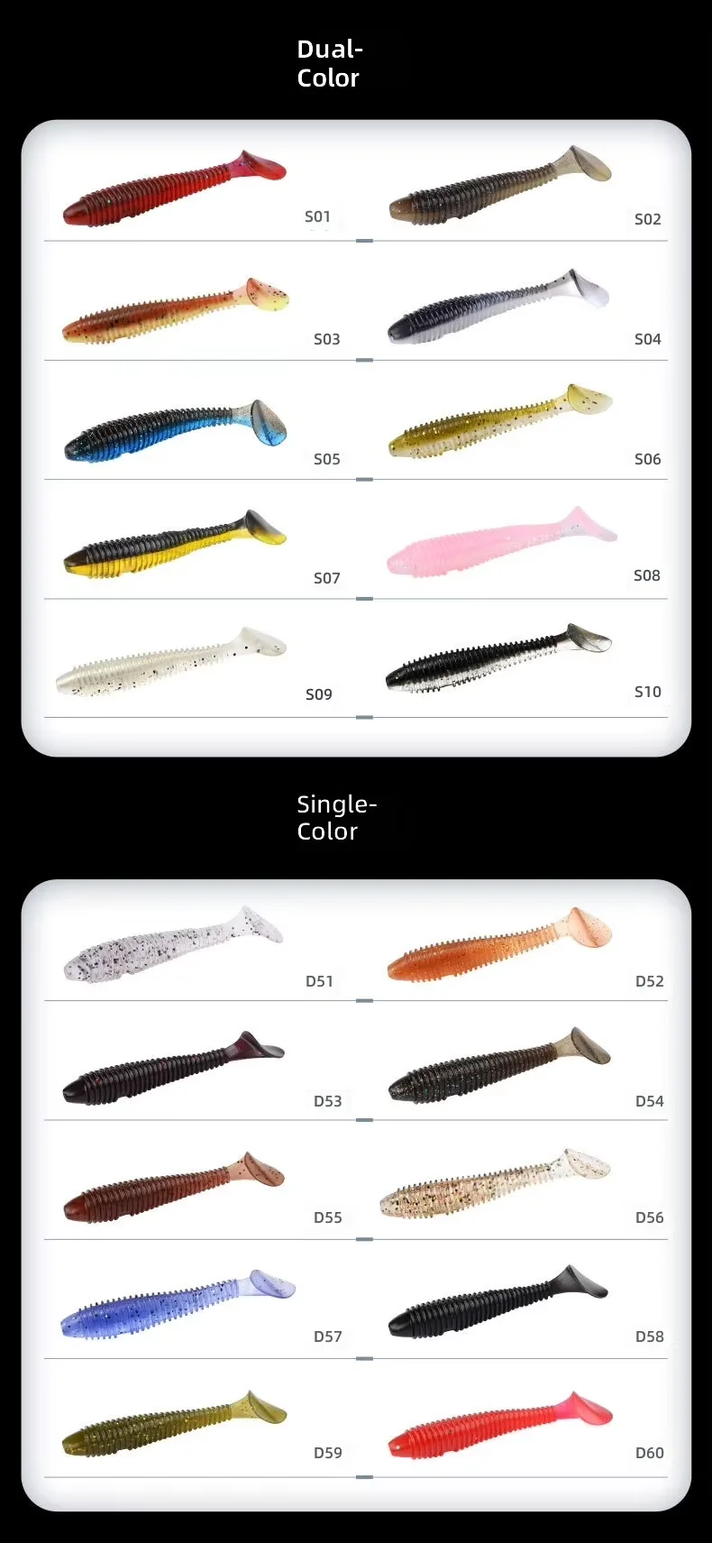 CHEERY High Catch Paddle Tail Soft Lure for Fishing Method 、 Bass ABS Pencil Lure - view 4