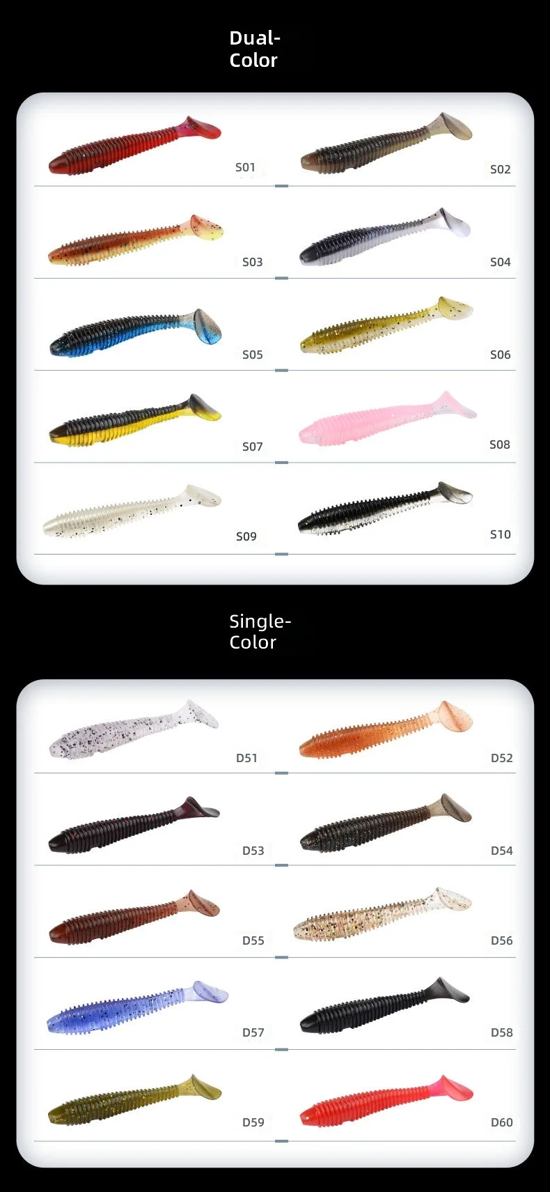 CHEERY High Catch Paddle Tail Soft Lure for Fishing Method 、 Bass ABS Pencil Lure - view 6