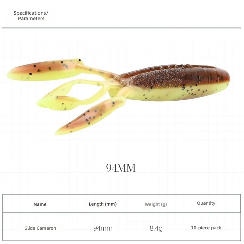 CHEERY Shrimp Soft Lure Fishing Bait 94 mm, for Pond Artificial ABS Pencil Lure - view 17