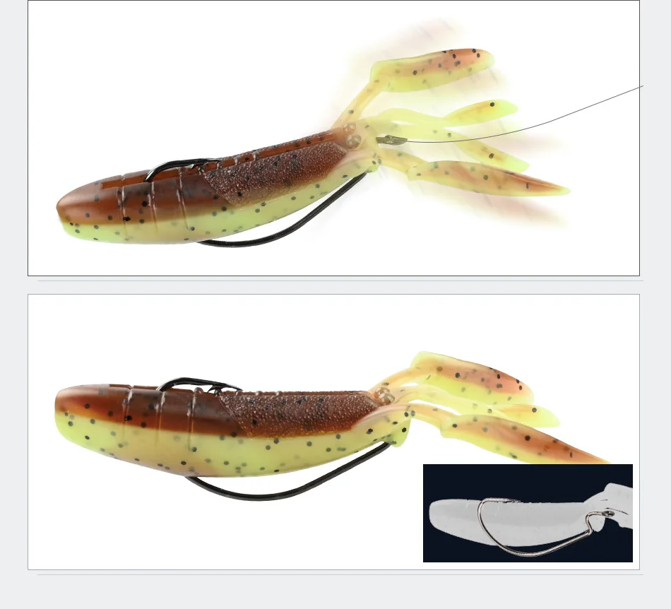 CHEERY Shrimp Soft Lure Fishing Bait 94 mm, for Pond Artificial ABS Pencil Lure - view 11