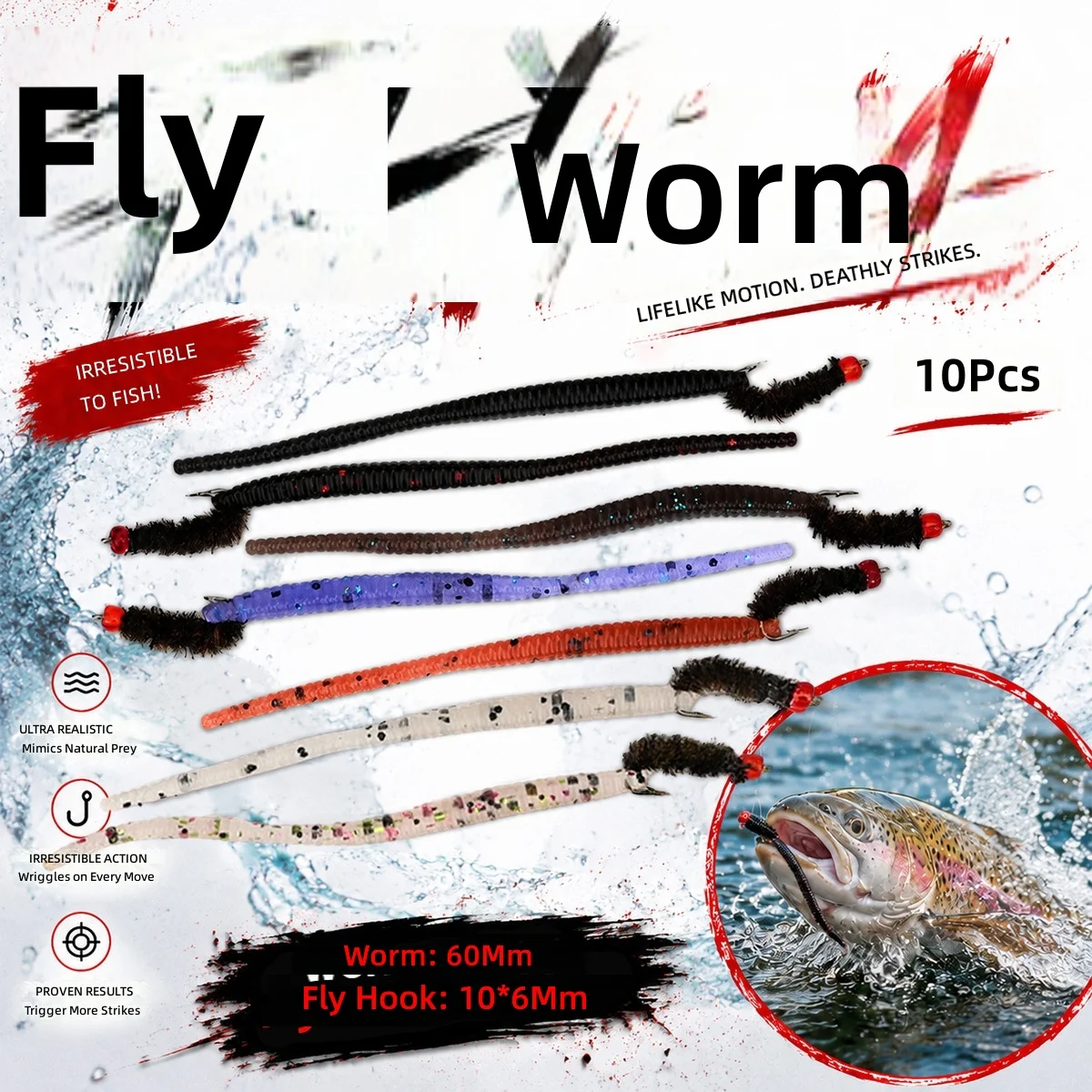 CHEERY 10 Soft Lure Set Fishing Bait ABS Pencil Lure - view 10