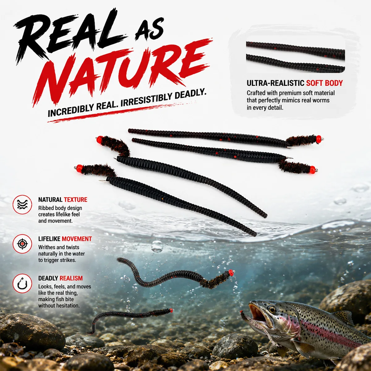 CHEERY 10 Soft Lure Set Fishing Bait ABS Pencil Lure - view 16