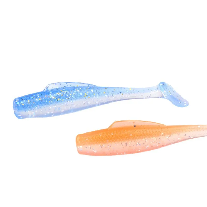 CHEERY T Tail Hooks Soft Worm Lure 8CM for Bass DropShot ABS Pencil Lure - view 9