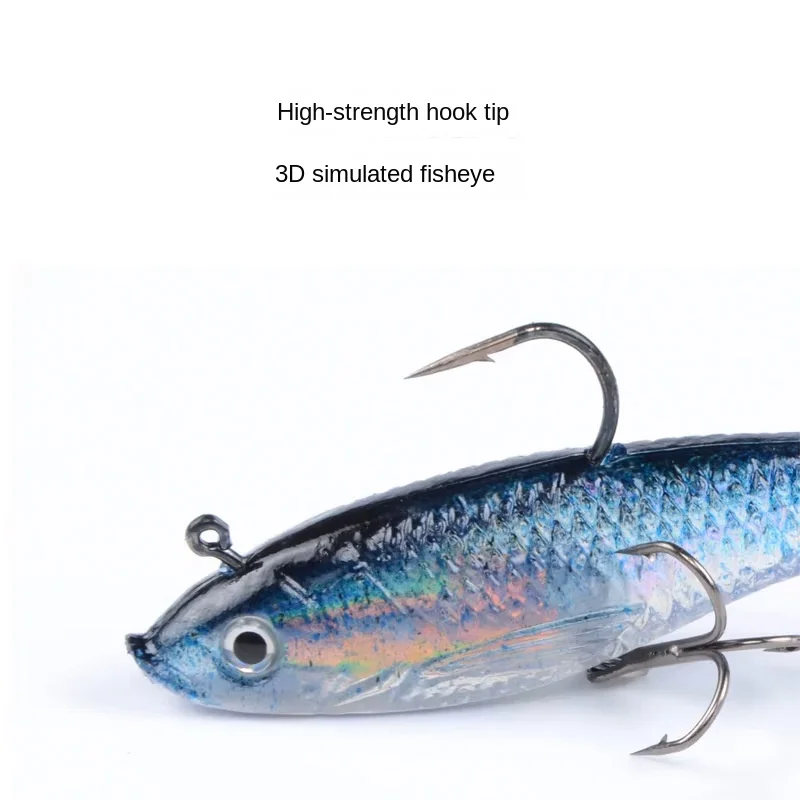 CHEERY T Tail Soft Swimbait Fishing Bait, for Bass 、 、 Artificial ABS Pencil Lure - view 7