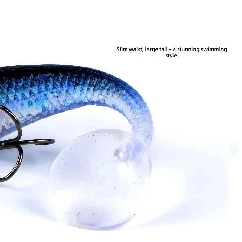 CHEERY T Tail Soft Swimbait Fishing Bait, for Bass 、 、 Artificial ABS Pencil Lure - view 13