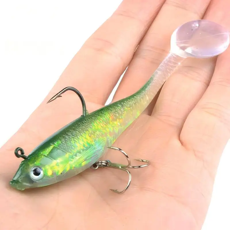 CHEERY T Tail Soft Swimbait Fishing Bait, for Bass 、 、 Artificial ABS Pencil Lure - view 15