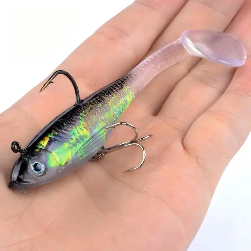 CHEERY T Tail Soft Swimbait Fishing Bait, for Bass 、 、 Artificial ABS Pencil Lure - view 18