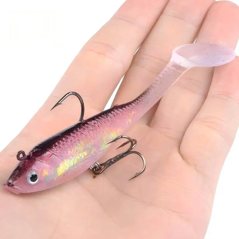 CHEERY T Tail Soft Swimbait Fishing Bait, for Bass 、 、 Artificial ABS Pencil Lure - view 19