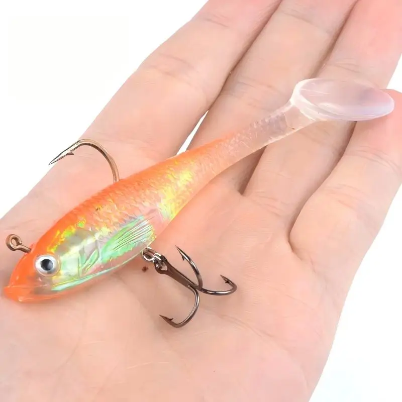 CHEERY T Tail Soft Swimbait Fishing Bait, for Bass 、 、 Artificial - Pencil Lure by Cheery