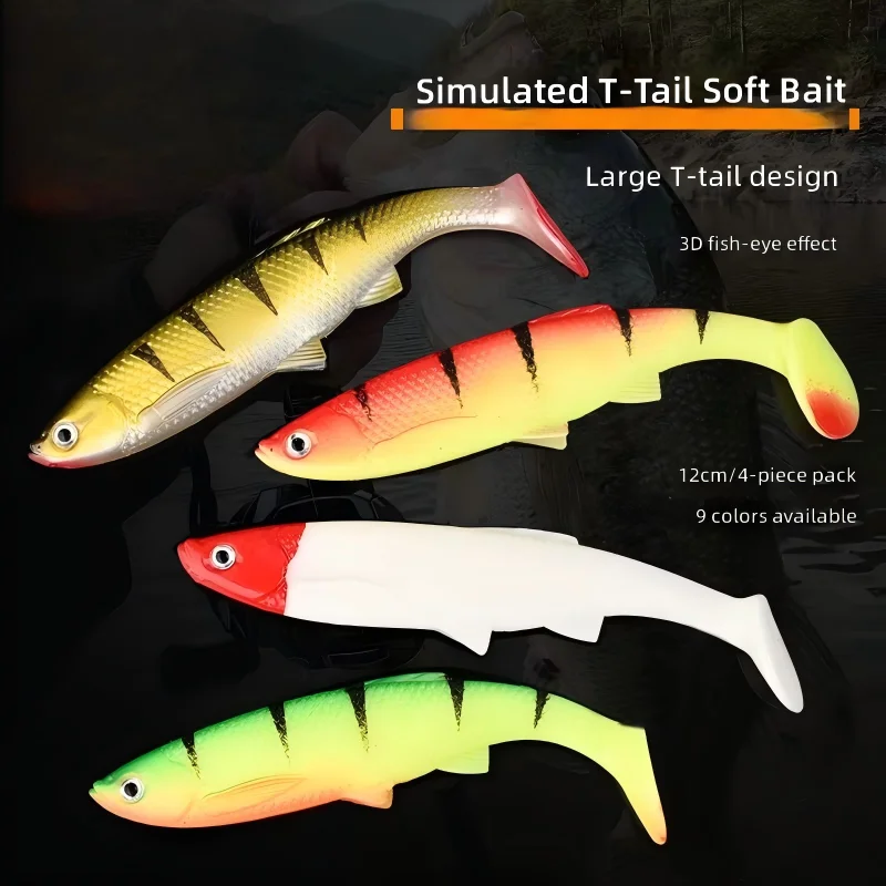 CHEERY Paddle Tail Soft Lure Fishing Bait 12CM for Bass 、 ABS Pencil Lure - view 10