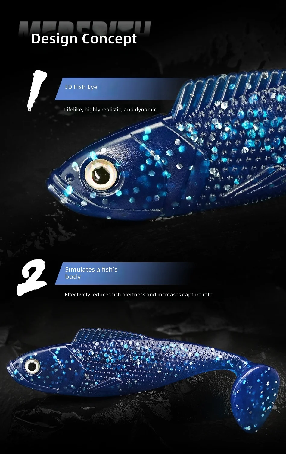 CHEERY T Artificial Fishing Bait Colour for Bass 、 、 ABS Pencil Lure - view 9