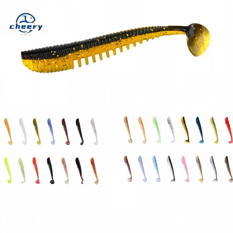 CHEERY 8/9/13CM Paddle Tail Soft Lure Fishing Bait, for