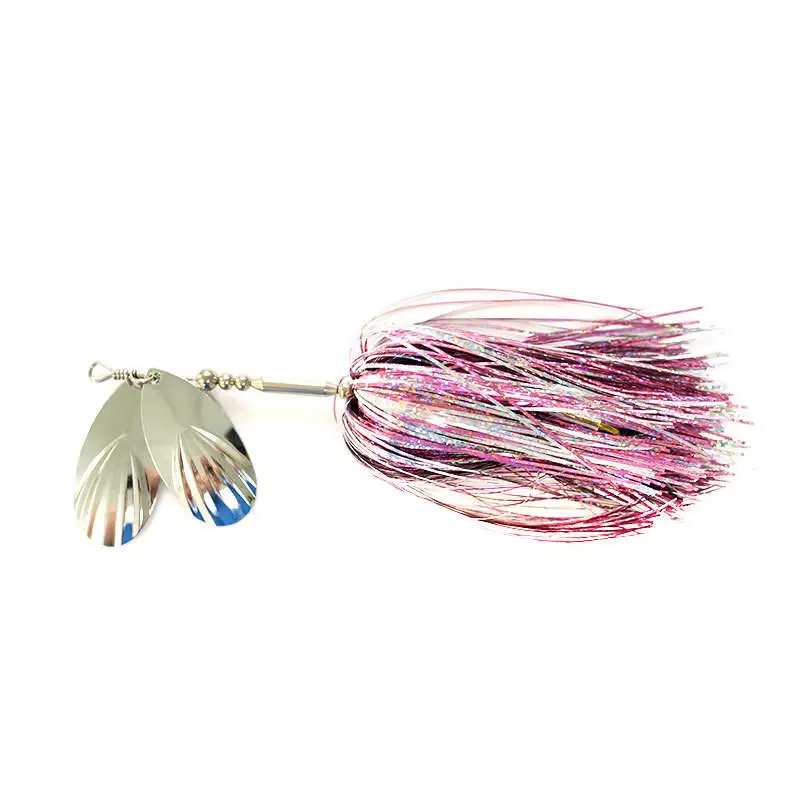 CHEERY 22CM 45g Spinner Bait Musky Magnum Tinsel Brass Metal ABS Pencil Lure - view 2