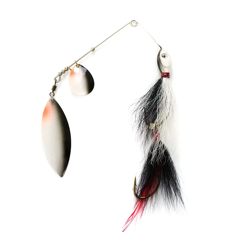 Factory Silicone 36g Rotating Spoon Freshwater Northern Musky ABS Pencil Lure - view 9