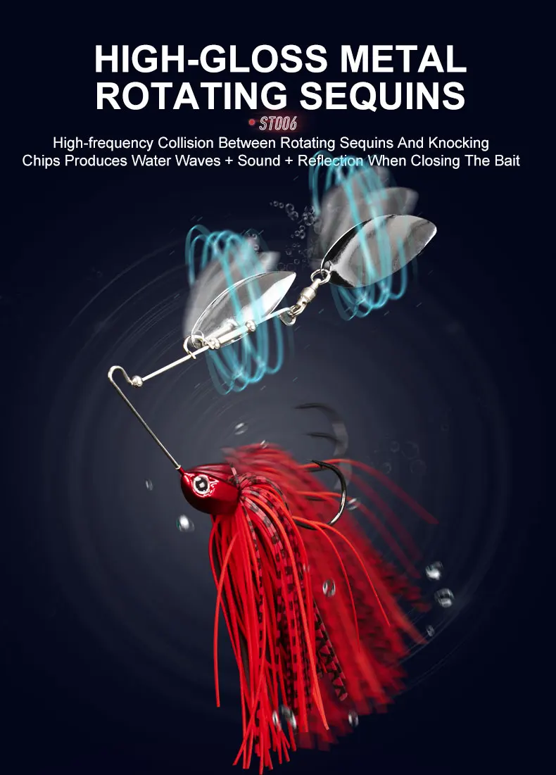 ST006 Fishing Lure UV Effect 5g 7g 10g Crushed Skirt Rubber Jig ABS Pencil Lure - view 7