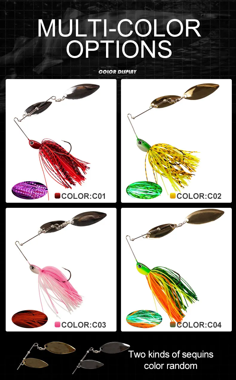 ST006 Fishing Lure UV Effect 5g 7g 10g Crushed Skirt Rubber Jig ABS Pencil Lure - view 11