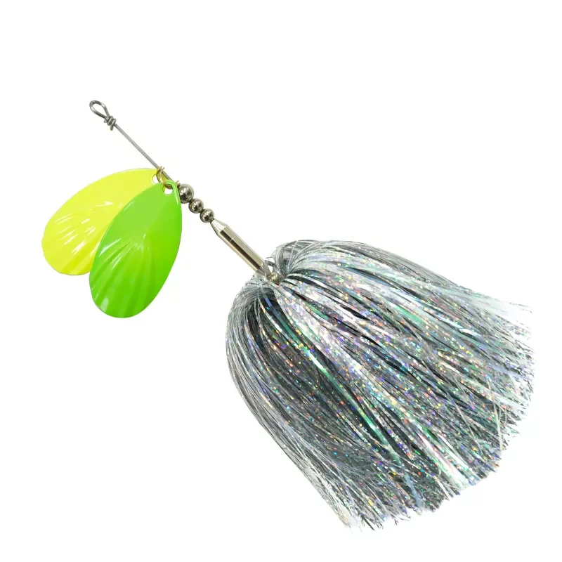 45g Double Blades Large Spoon Swim Bait Saltwater Pike Muskie ABS Pencil Lure - view 11