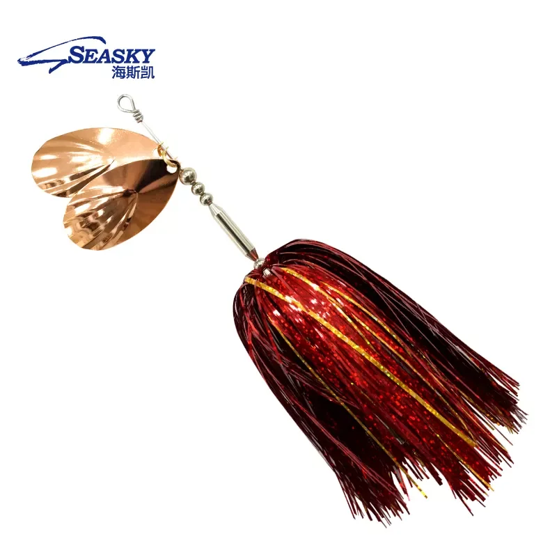 45g Double Blades Large Spoon Swim Bait Saltwater Pike Muskie ABS Pencil Lure - view 17