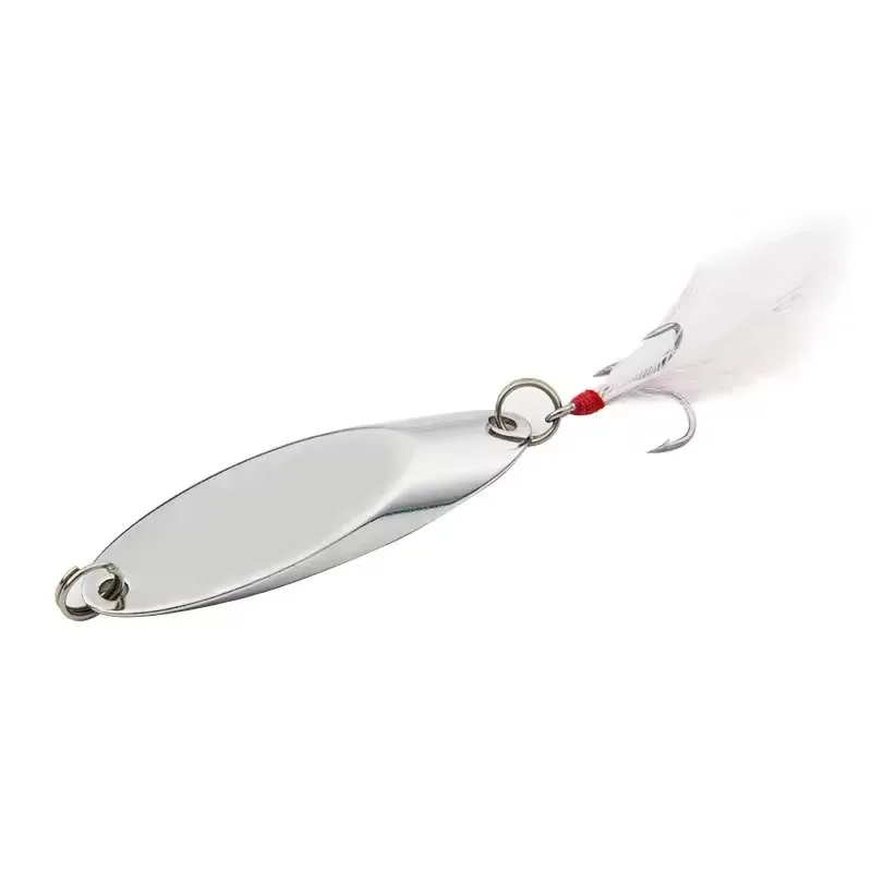 Metal Spinner Spoon Lures Trout Fishing Lure Hard Bait Sequins