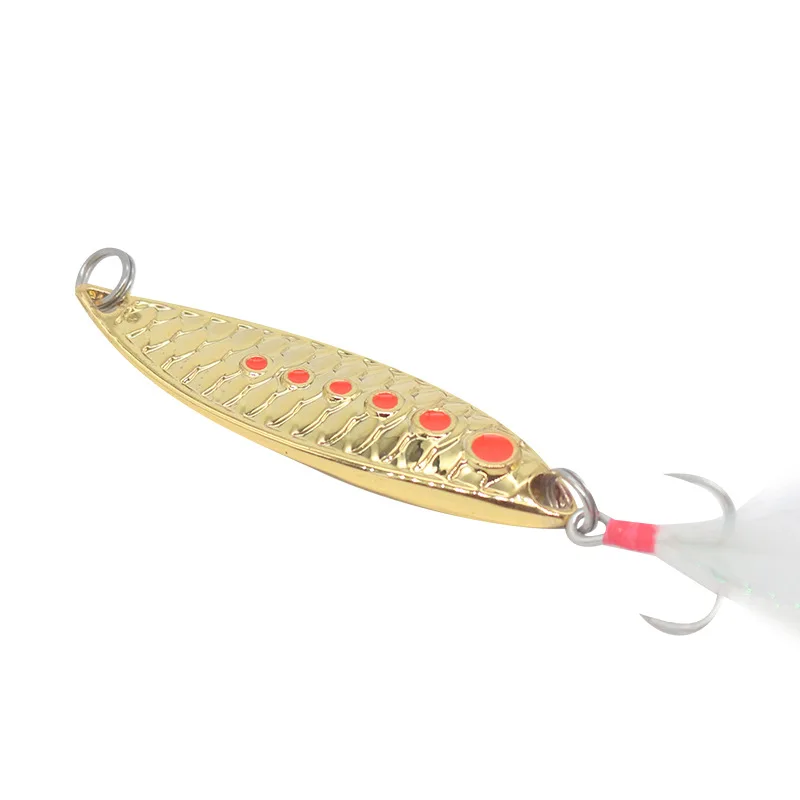 Fish Scale Leech Luya Sequin Far-cast Zinc Alloy Artificial Hard Spoon & Spinner ABS Pencil Lure - view 4