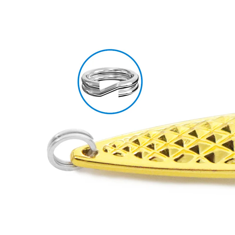 Micro Metal Spoon Lure, Ultralight Stream for Minnow, Bleak, ABS Pencil Lure - view 4