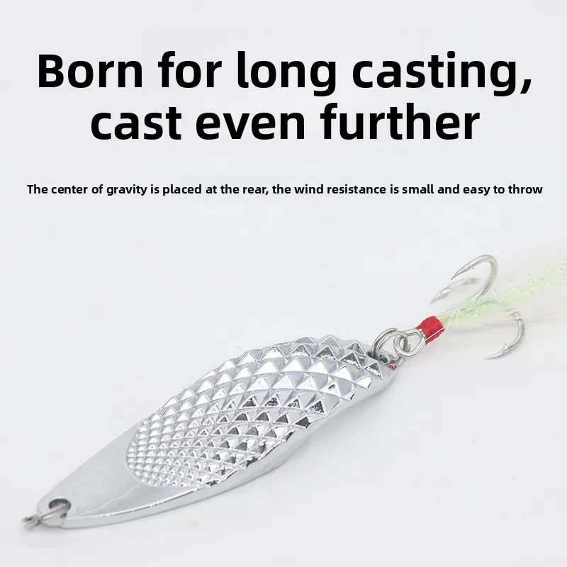 Horse Mouth Sequins Lure Fake Bait Leech Beak Bass Black Fish ABS Pencil Lure - view 3