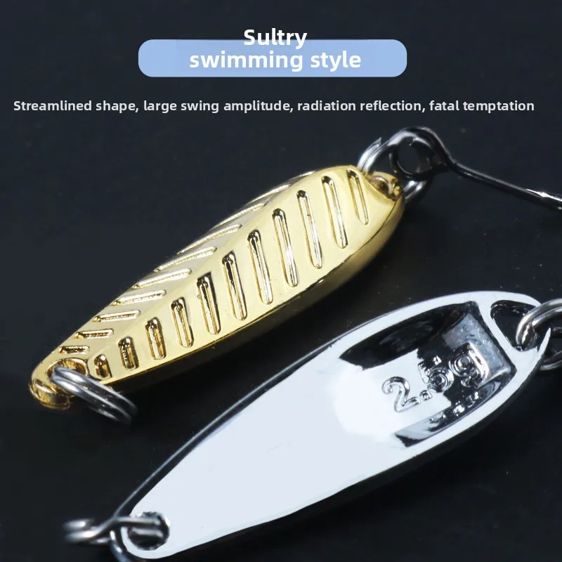 Lure Artificial Hard Bait Maple Leaf Horse Mouth Sequin Single ABS Pencil Lure - view 3