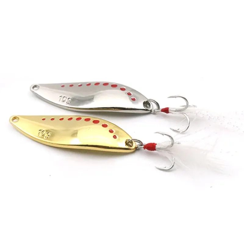 New Leech Sequins Long-Distance Lure Zinc Alloy Artificial Hard